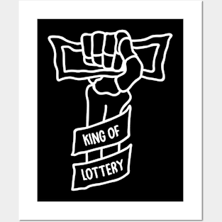 king of lottery - Dark Color Posters and Art